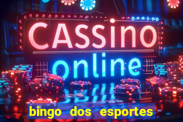 bingo dos esportes para imprimir